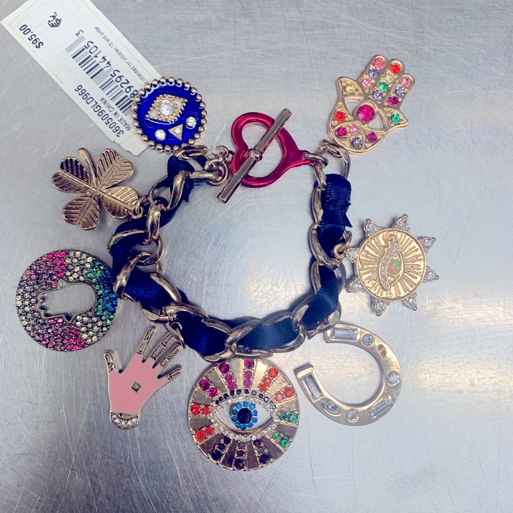 Betsey Johnson lucky charm bracelet